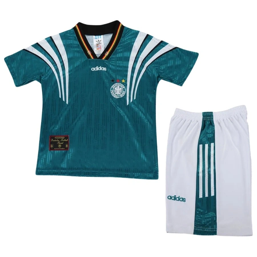Almanya 1996 Retro Çocuk Forma & Şort Seti Away