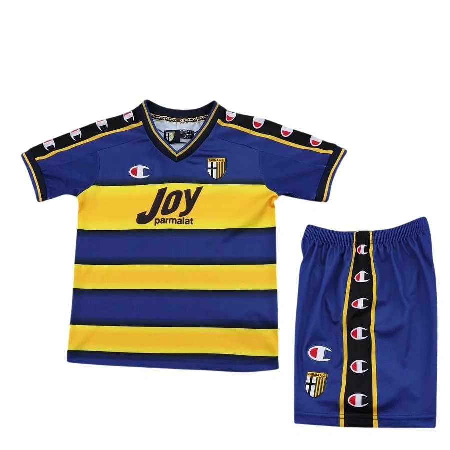 Parma 2001-2002 Retro Çocuk Forma & Şort Seti Home