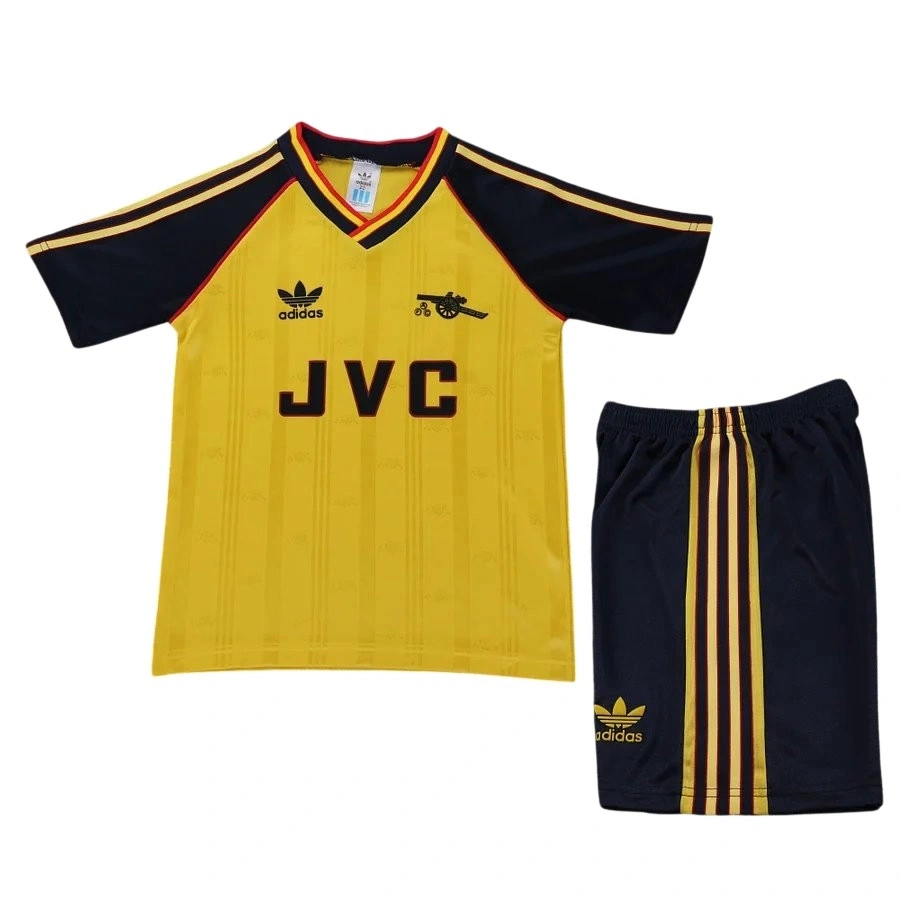 Arsenal 1988-1990 Retro Çocuk Forma & Şort Seti Away