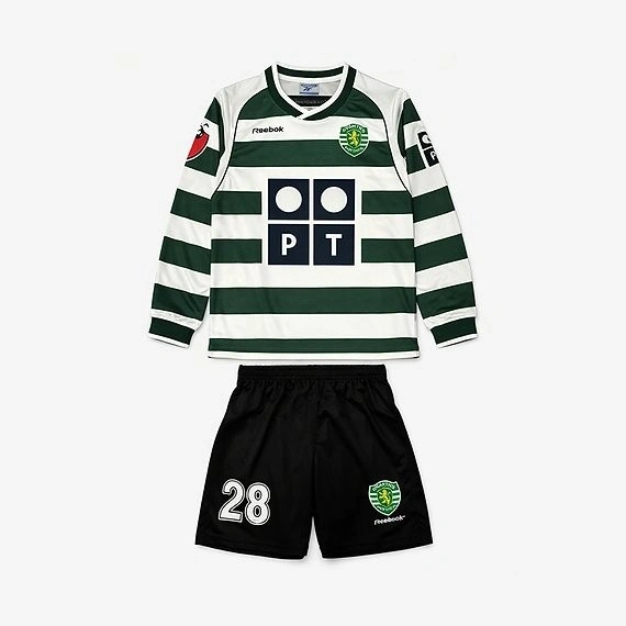 Sporting Cp 2001 Retro Çocuk Forma & Şort Seti Home