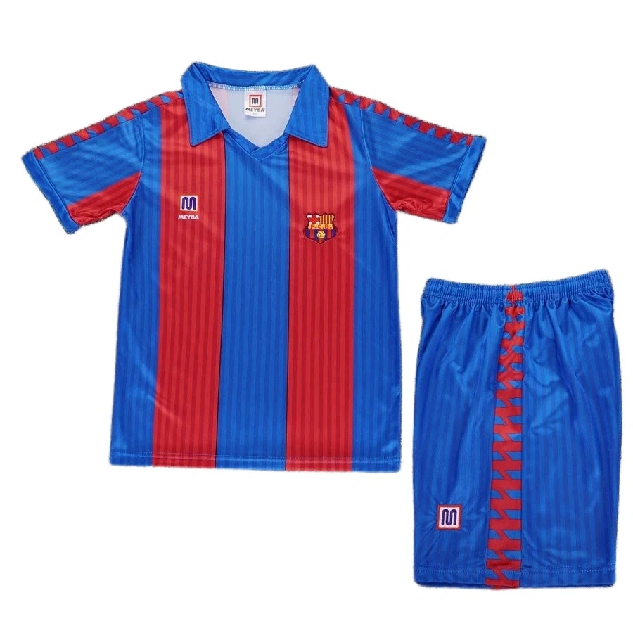Barcelona 1989-1992 Retro Çocuk Forma & Şort Seti Home