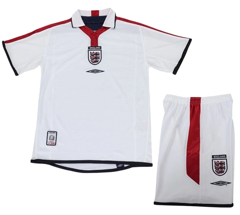 İngiltere 2004 Retro Çocuk Forma & Şort Seti Home