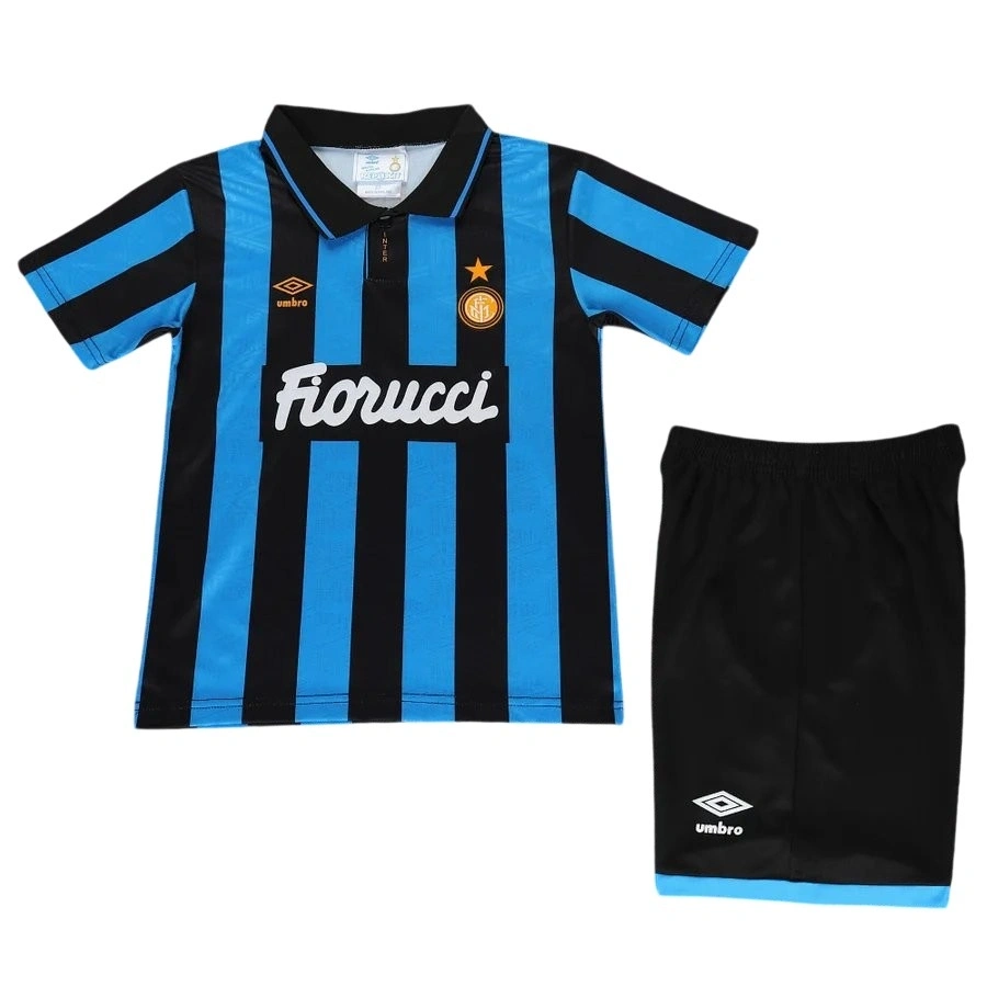 Inter 1992-1994 Retro Çocuk Forma & Şort Seti Home