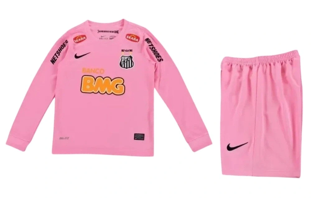 Santos 2013 RRetro Çocuk Uzun Kol Forma & Şort Seti