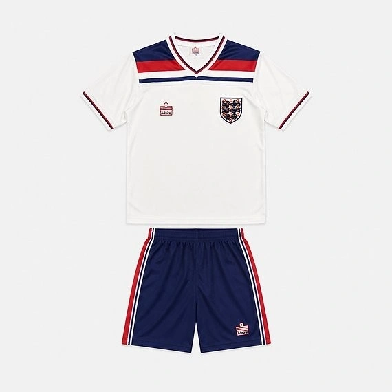 İngiltere 1982 Retro Çocuk Forma & Şort Seti Home