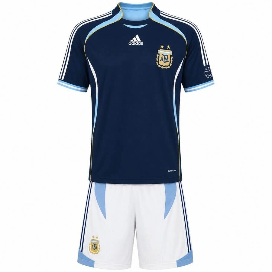 Arjantin 2006 Retro Çocuk Forma & Şort Seti Away