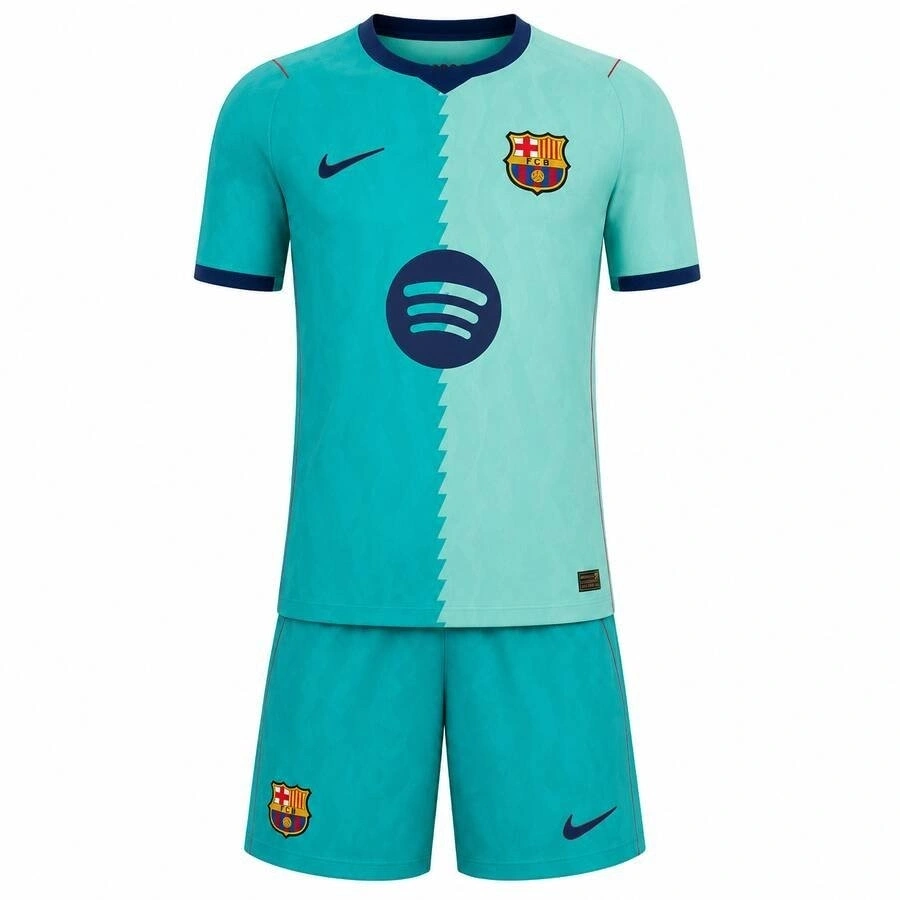 Barcelona 2026-2027 Çocuk Forma & Şort Seti Third
