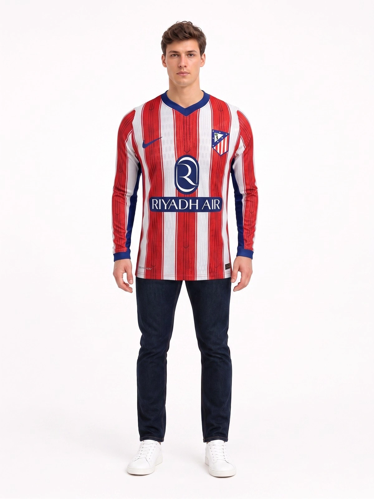 Atletico Madrid 2026-2027 Profesyonel Maç Forması Uzun Kol - Home