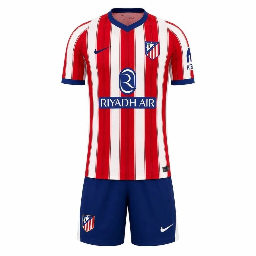 Atletico Madrid 2026-2027 Çocuk Forma & Şort Seti Home