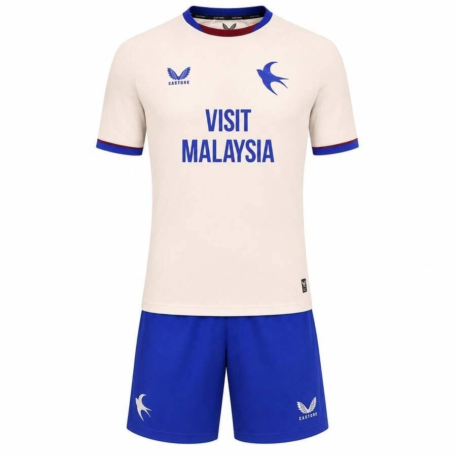Cardiff City 2026-2027 Çocuk Forma & Şort Seti Away