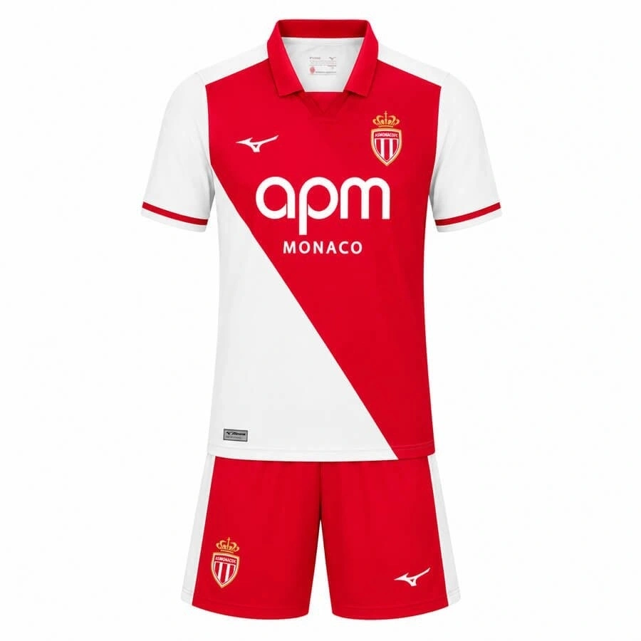 AS Monaco 2026-2027 Çocuk Forma & Şort Seti Home