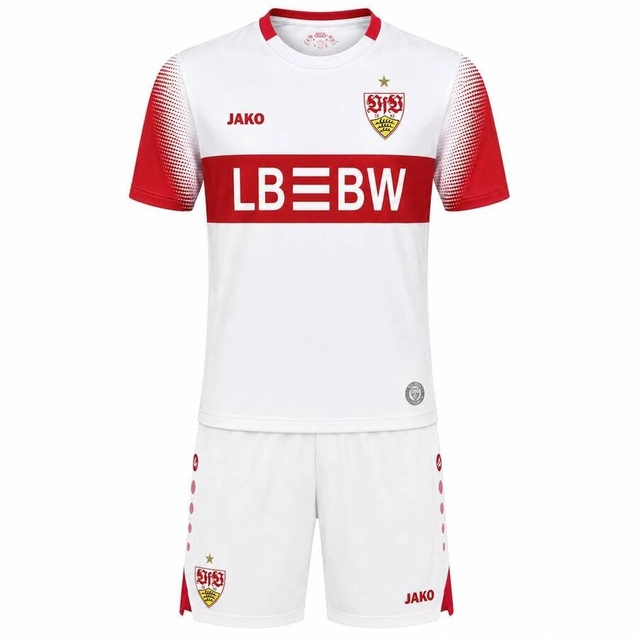 VfB Stuttgart 2026-2027 Çocuk Forma & Şort Seti Home
