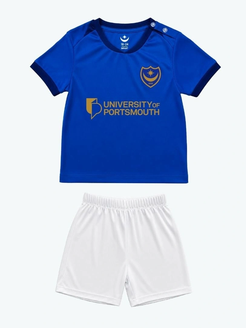 Portsmouth 2026-2027 Çocuk Forma & Şort Seti Home