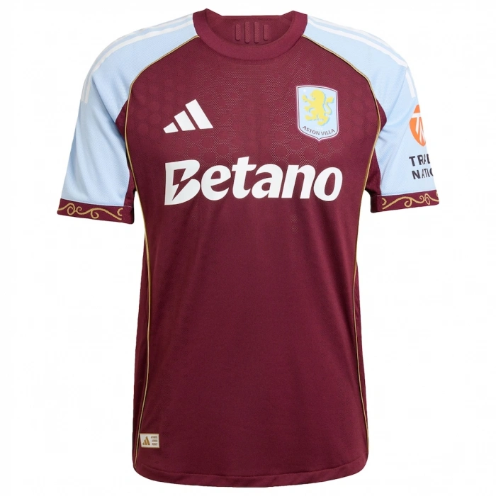 Aston Villa 2025-2026 Authentic - Profesyonel Maç Forması Home