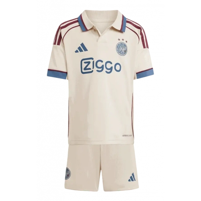 Ajax 2025-2026 Çocuk Forma & Şort Seti Third