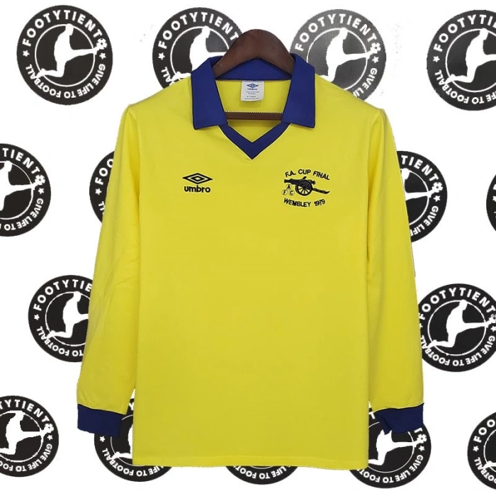 Arsenal 1979 FA Cup Finali Uzunkol Retro Forma