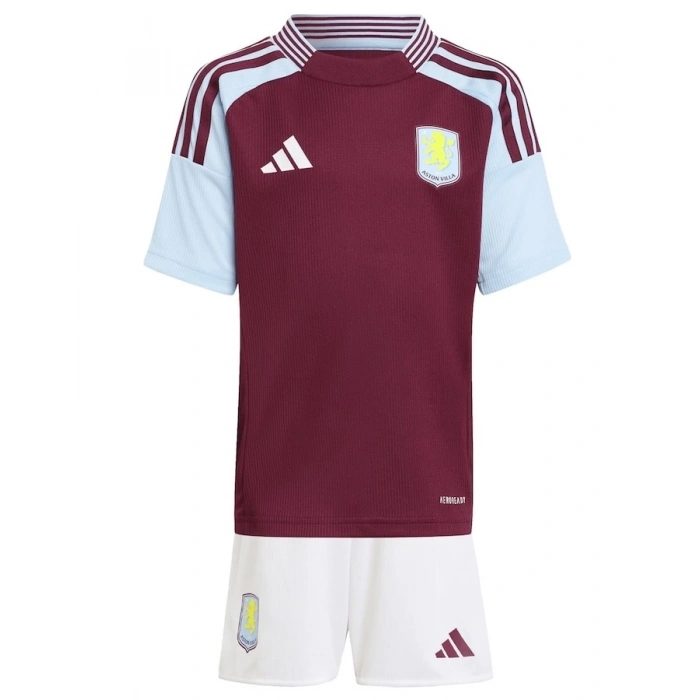Aston Villa 2024-2025 Çocuk Seti Forma & Şort Home