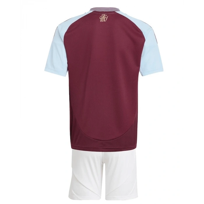 Aston Villa 2024-2025 Çocuk Seti Forma & Şort Home