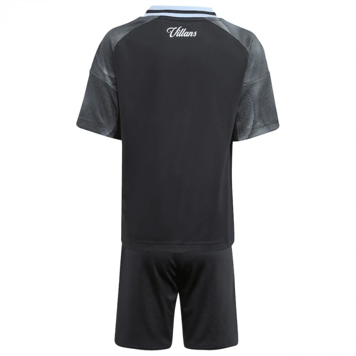 Aston Villa 2025-2026 Çocuk Forma & Şort Seti Away