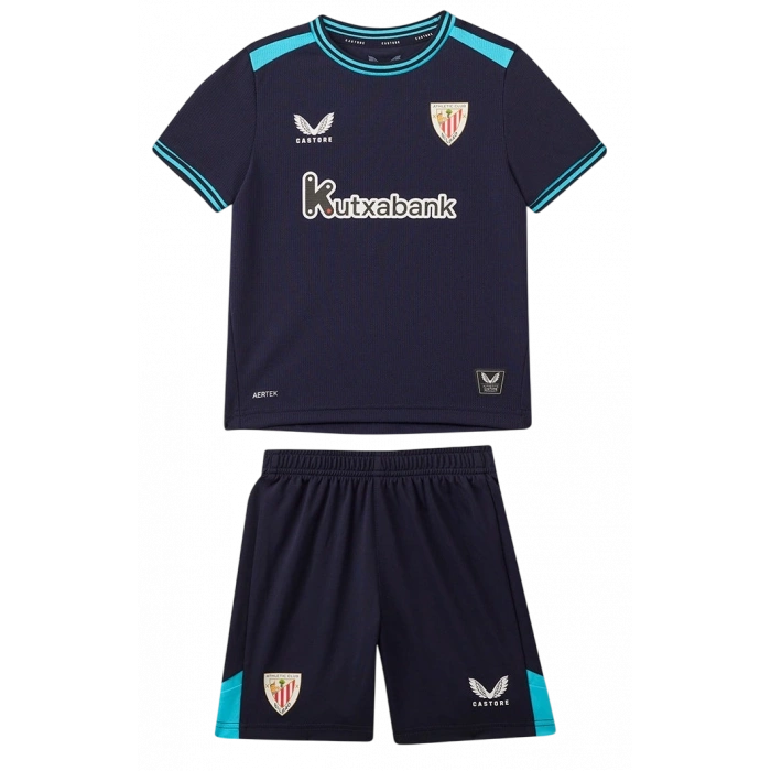 Athletic Bilbao 2025-2026 Çocuk Forma & Şort Seti Away