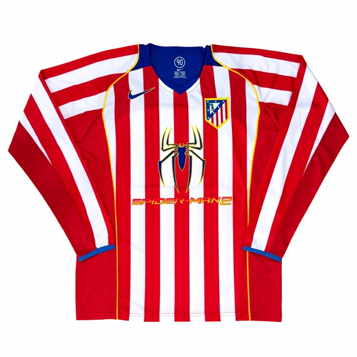 Atletico Madrid 2004-2005 Uzunkol Retro Forma Home