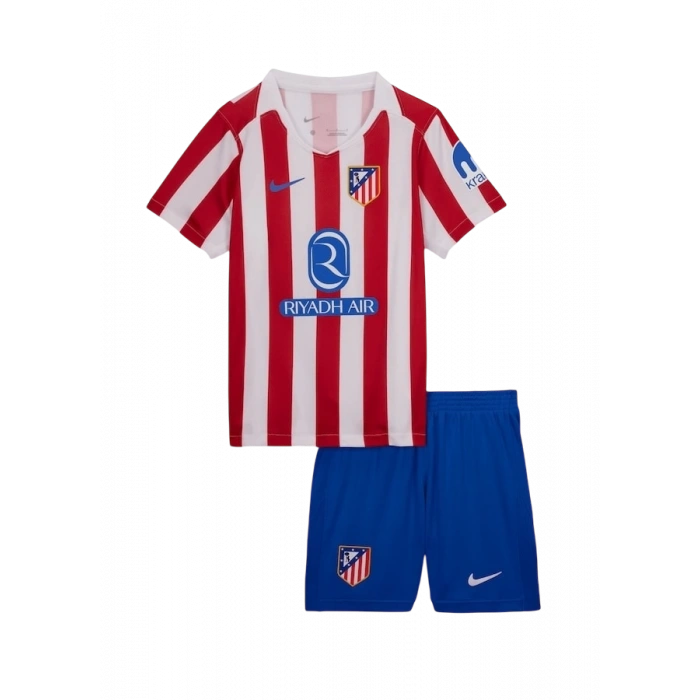 Atletico Madrid 2025-2026 Çocuk Forma & Şort Seti Home