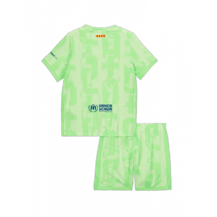 Barcelona 2024-2025 Çocuk Forma & Şort Seti Third