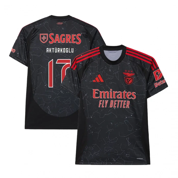 Benfica 2024-2025 Kerem Aktürkoğlu Forması Away