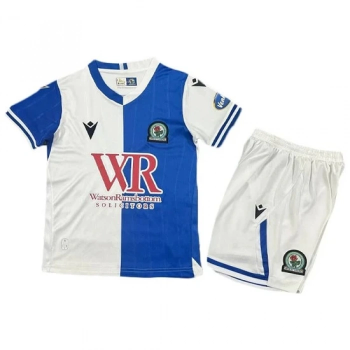 Blackburn Rovers 2025-2026 Çocuk Forma & Şort Seti Home