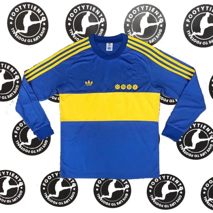 Boca Juniors 1980 - 1982 Uzunkol Retro Forma