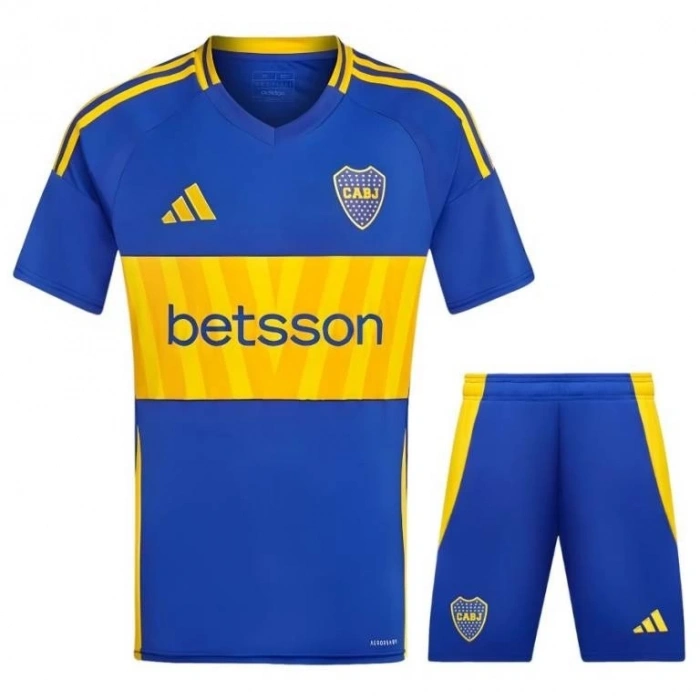 Boca Juniors 2024-2025 Çocuk Forma & Şort Seti Home