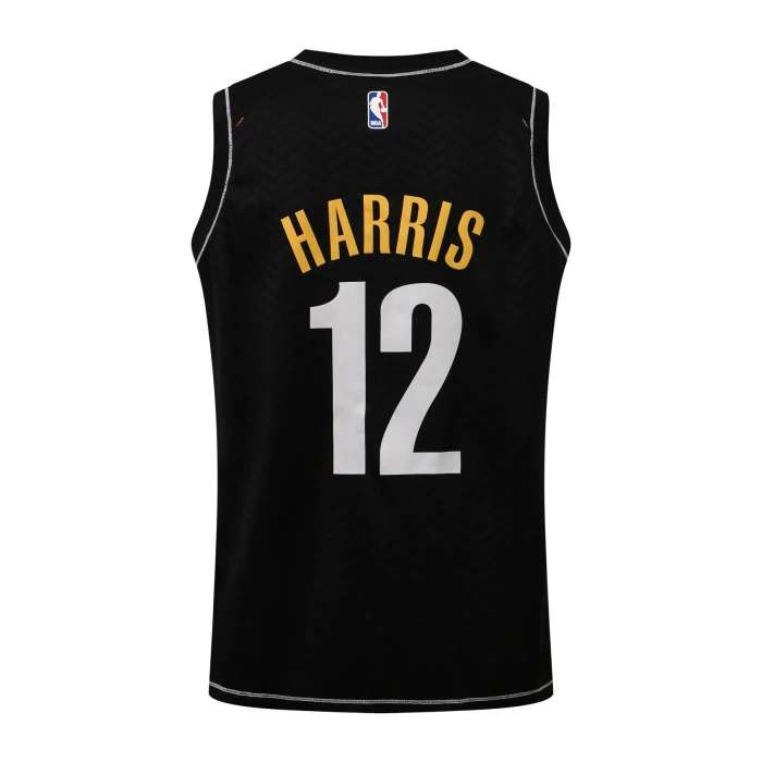 Brooklyn Nets 2020-2021 Tobias Harris 12 Swingman Authentic Forma Black - City Edition