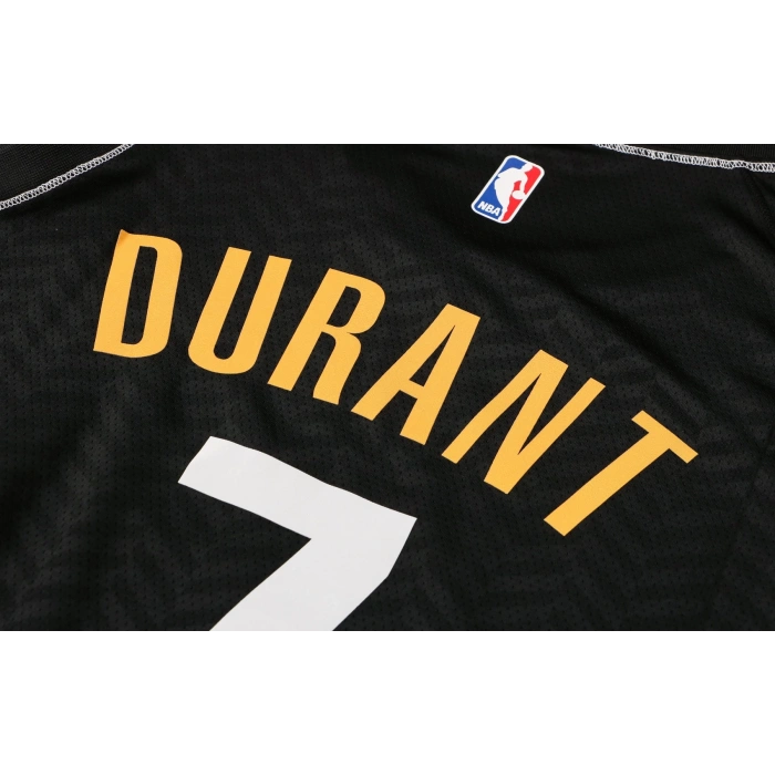 Brooklyn Nets 2020-2021 Kevin Durant 7 Swingman Authentic Forma Black - City Edition