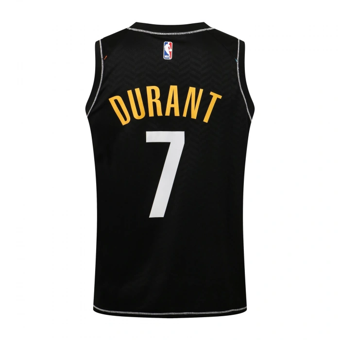 Brooklyn Nets 2020-2021 Kevin Durant 7 Swingman Authentic Forma Black - City Edition