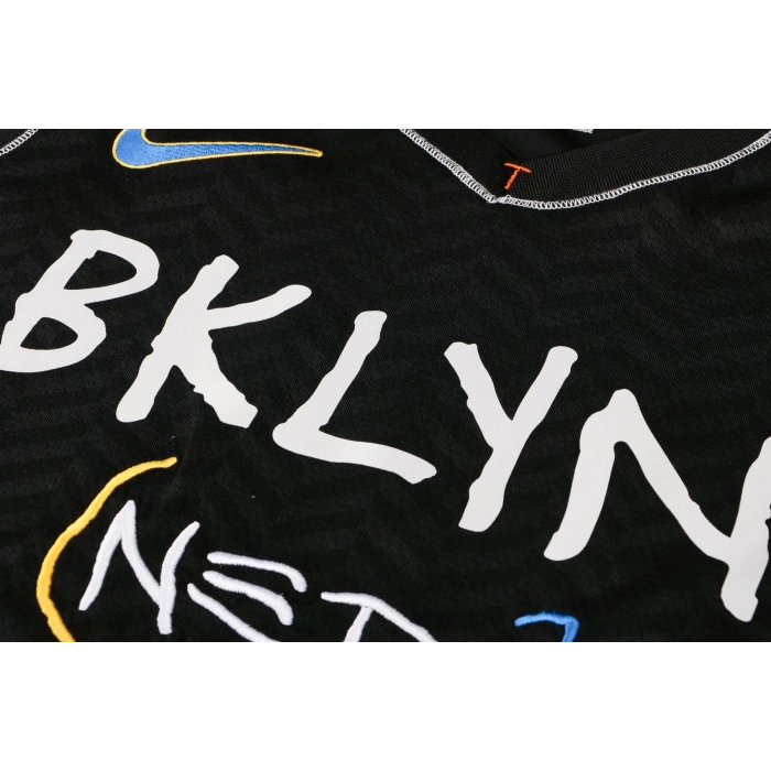 Brooklyn Nets 2020-2021 Kevin Durant 7 Swingman Authentic Forma Black - City Edition