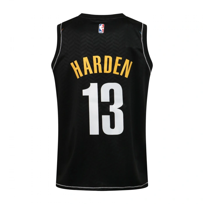 Brooklyn Nets 2020-2021 James Harden 13 Swingman Authentic Forma Black - City Edition