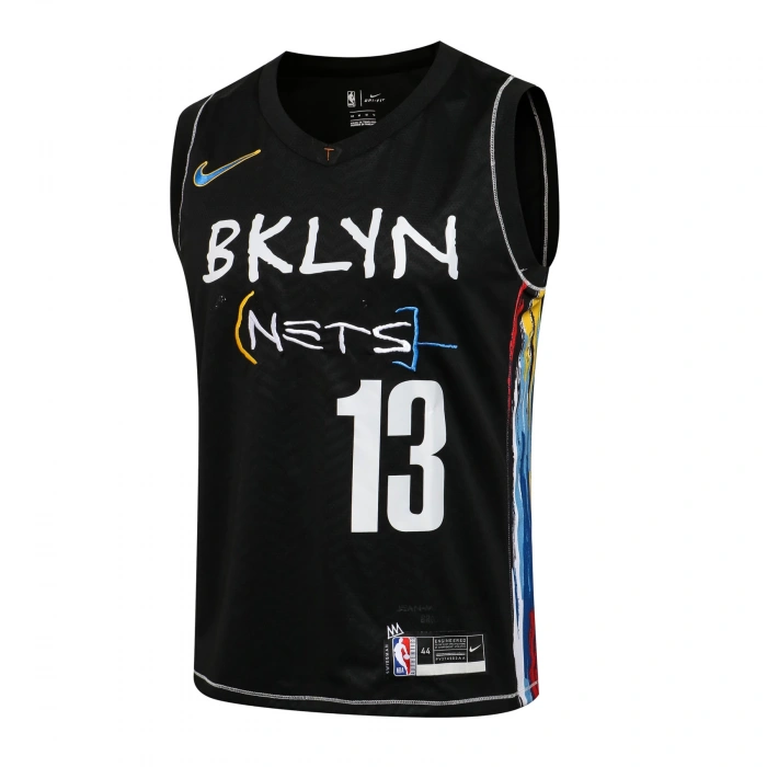 Brooklyn Nets 2020-2021 James Harden 13 Swingman Authentic Forma Black - City Edition