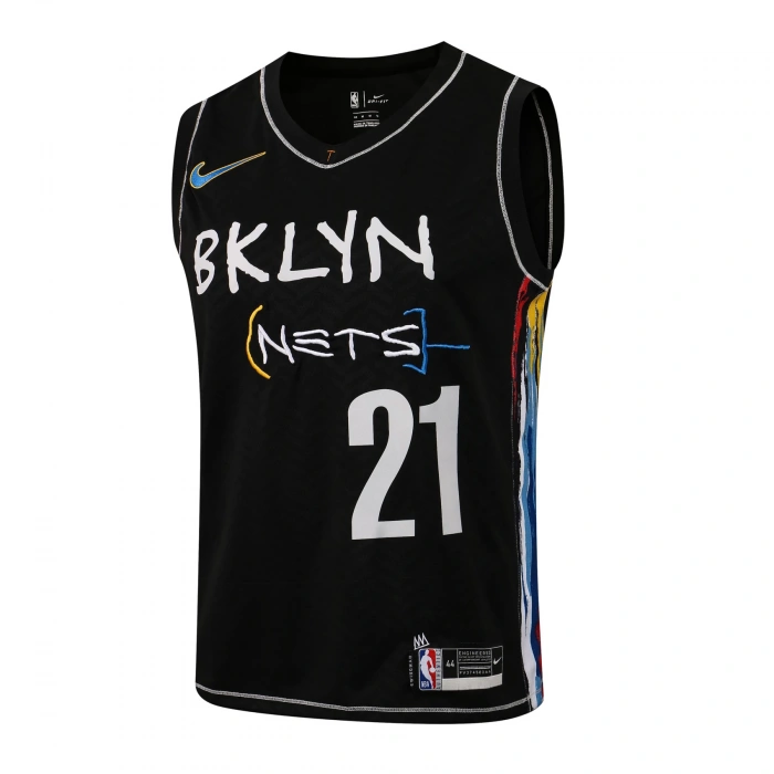 Brooklyn Nets 2020-2021 LaMarcus Aldridge 21 Swingman Authentic Forma Black - City Edition