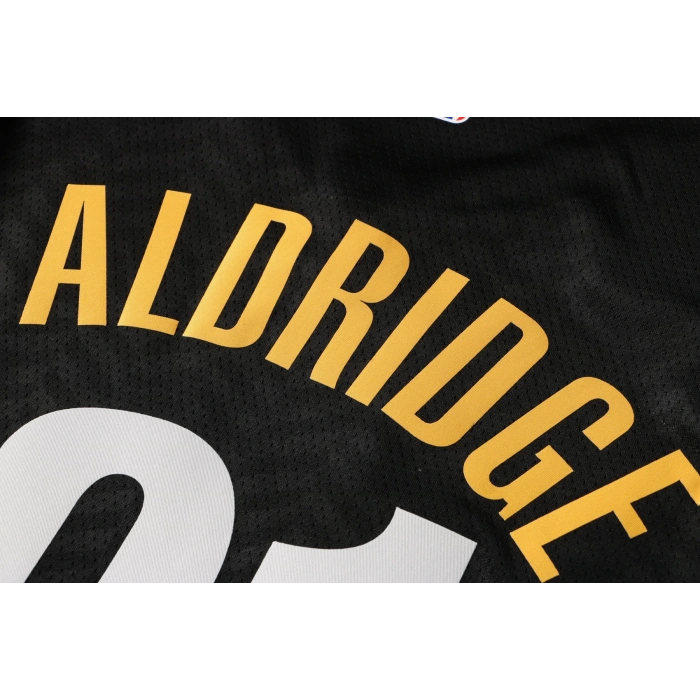 Brooklyn Nets 2020-2021 LaMarcus Aldridge 21 Swingman Authentic Forma Black - City Edition