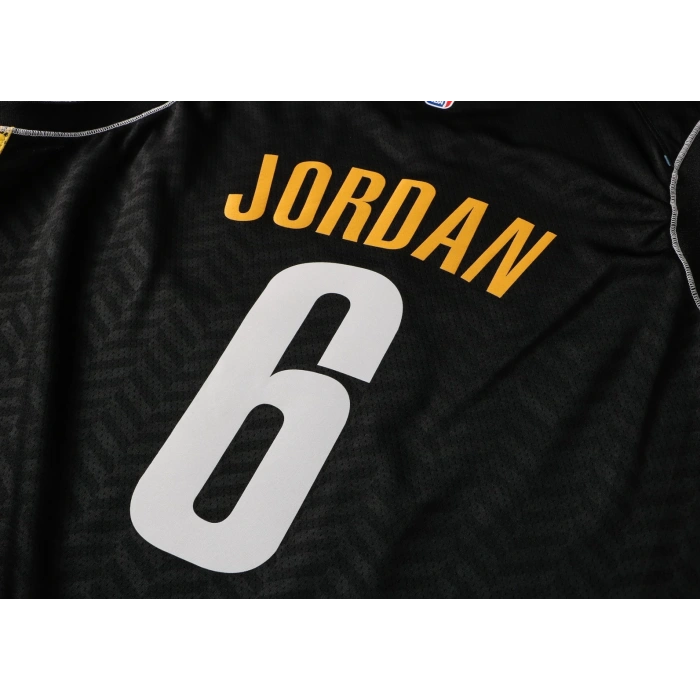 Brooklyn Nets 2020-2021 Michael Jordan 6 Swingman Authentic Forma Black - City Edition