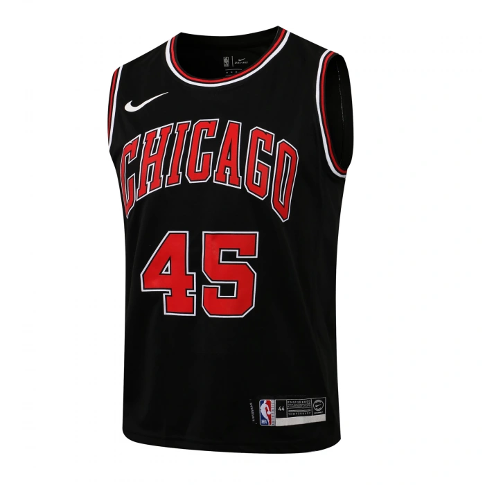 Chicago Bulls 2019-2021 Michael Jordan 45 Swingman Authentic Forma Black - City Edition