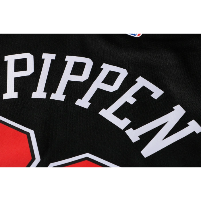 Chicago Bulls 2019-2021 Scottie Pippen 33 Swingman Authentic Forma Black - City Edition