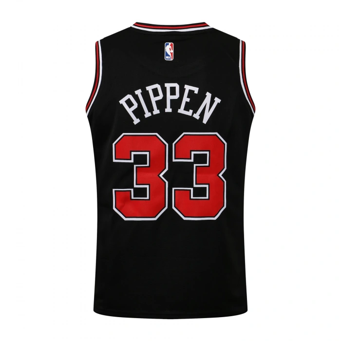 Chicago Bulls 2019-2021 Scottie Pippen 33 Swingman Authentic Forma Black - City Edition