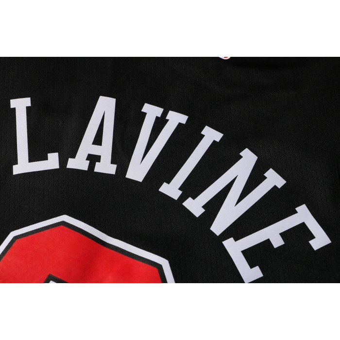 Chicago Bulls 2019-2021 Zach LaVine 8 Swingman Authentic Forma Black - City Edition