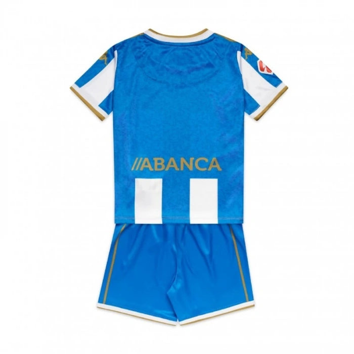 Deportivo 2025-2026 Çocuk Forma & Şort Seti Home