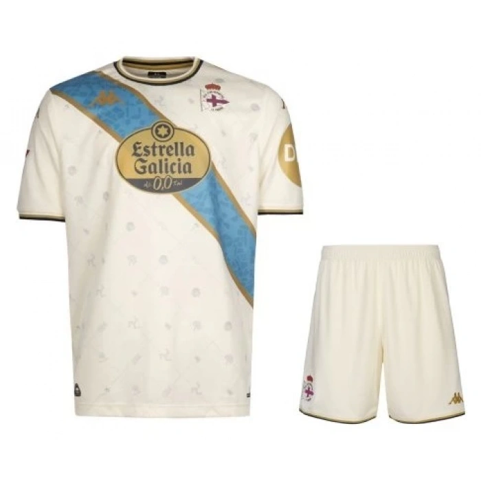 Deportivo 2025-2026 Çocuk Forma & Şort Seti Third