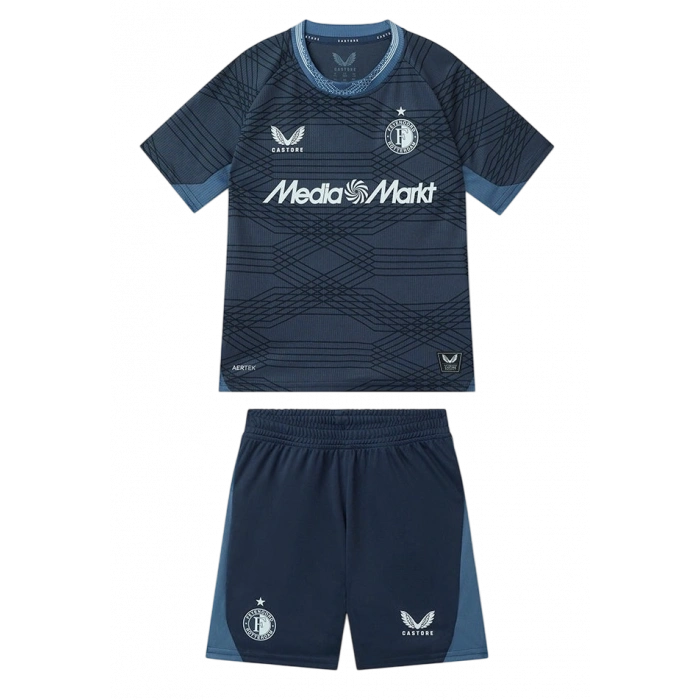 Feyenoord 2025-2026 Çocuk Forma & Şort Seti Away