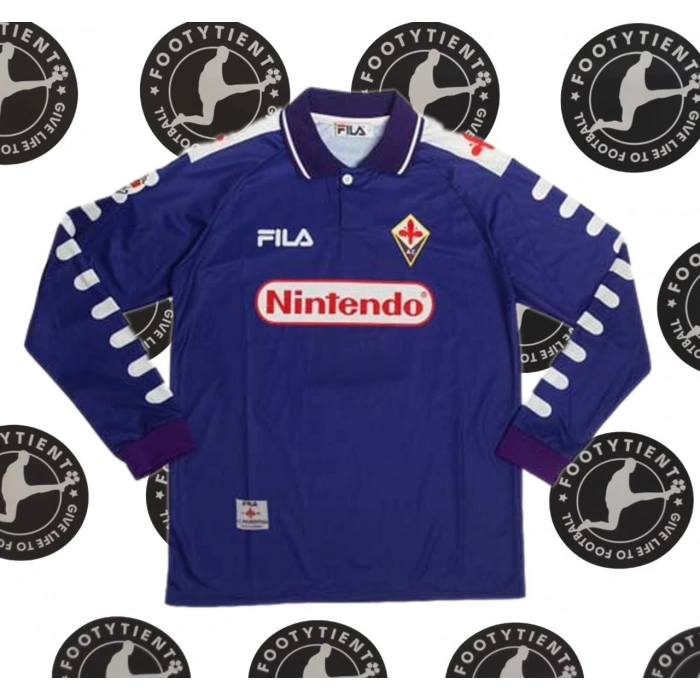 Fiorentina 1998 - 1999 Uzunkol Retro Forma