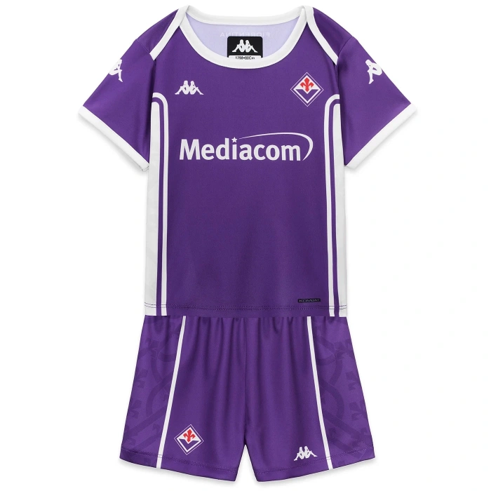 Fiorentina 2025-2026 Çocuk Forma & Şort Seti Home