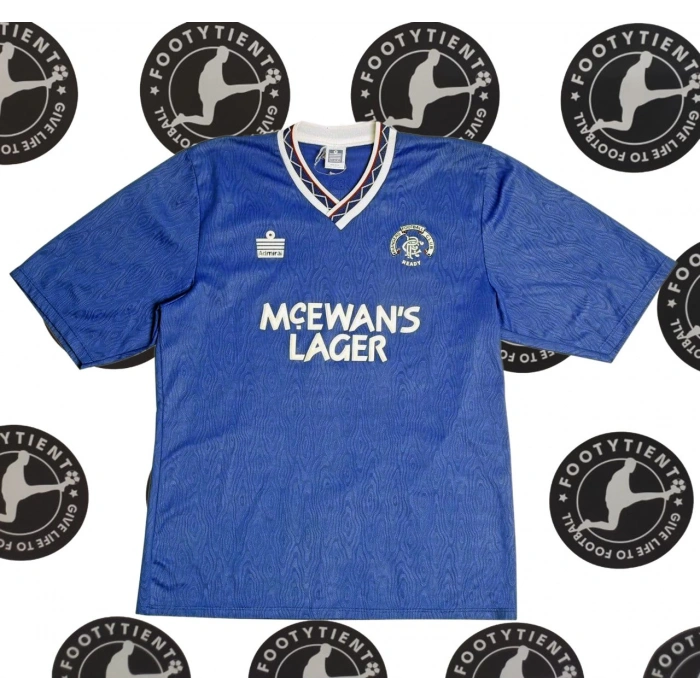 Glasgow Rangers 1990 - 1992 Retro Forma